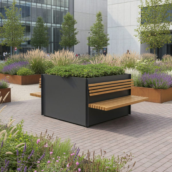 Floreira PAINEL c/ Banco